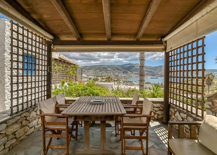 شقة Stone & Sea Villa Krotiri Paros By Μρs